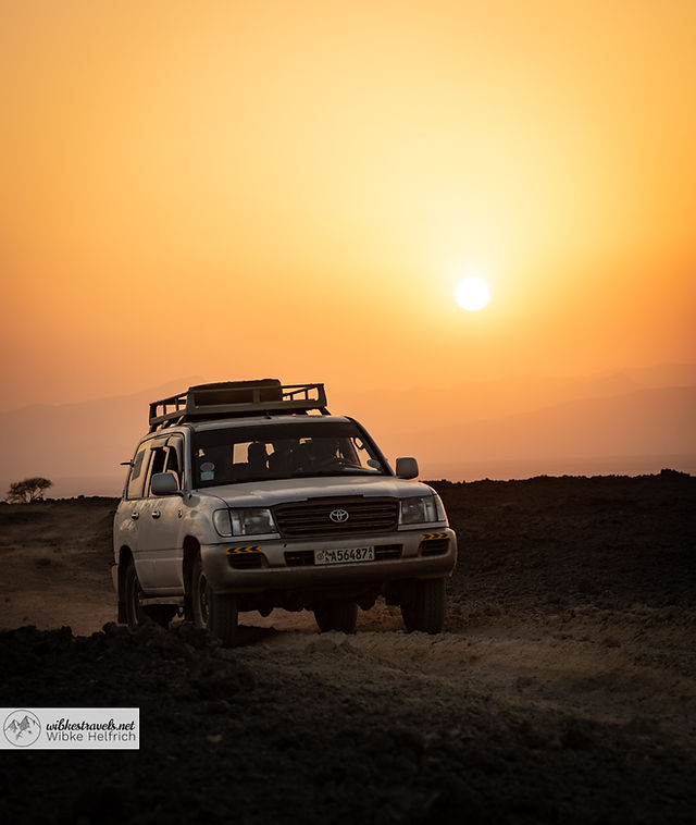 The Danakil depression in Ethiopia it's one of the hottest places in the world. It looks like a different planet