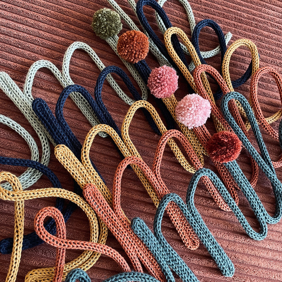 Miniaturbild: Stricktext "smile"