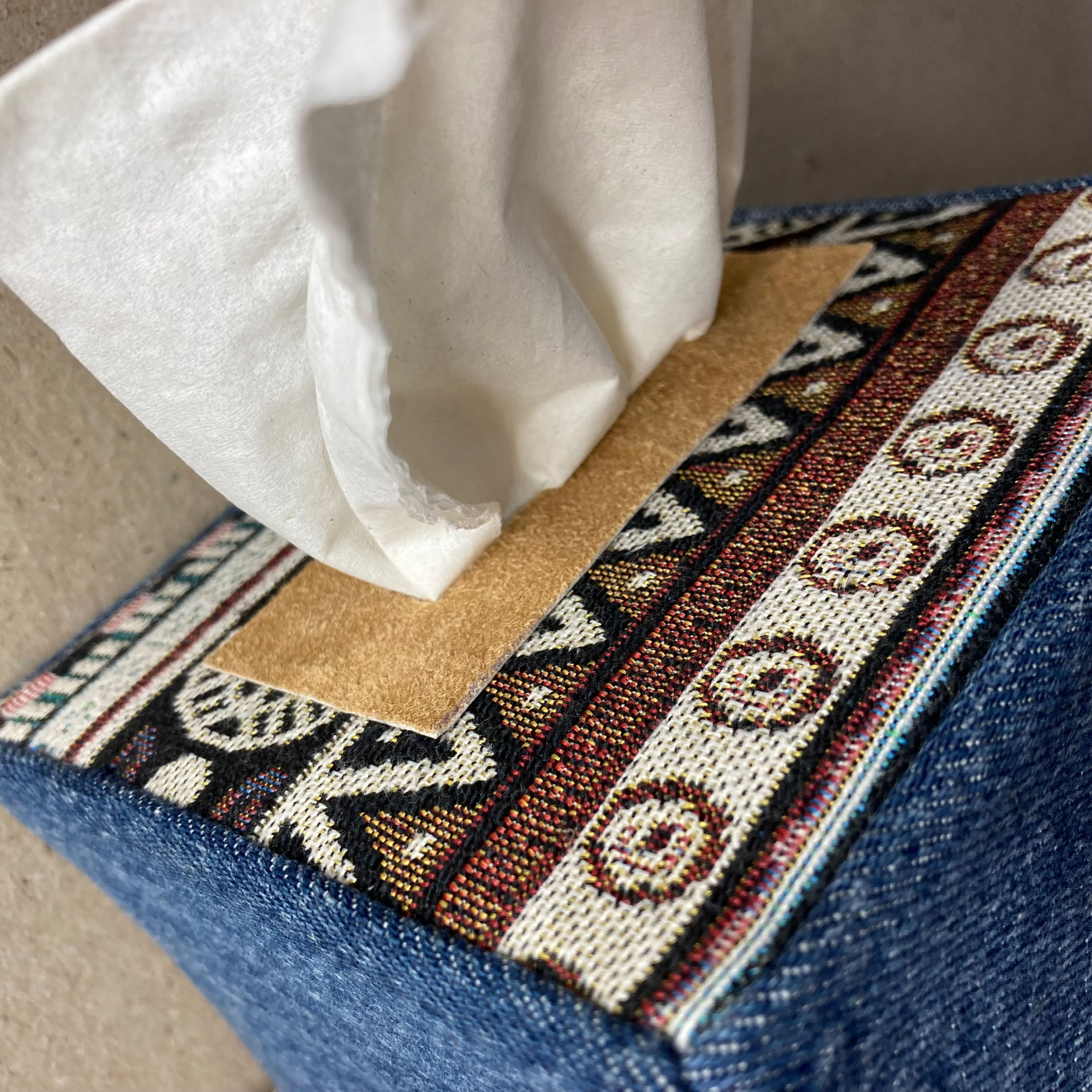 Taschentuchbox Hülle "ethno"