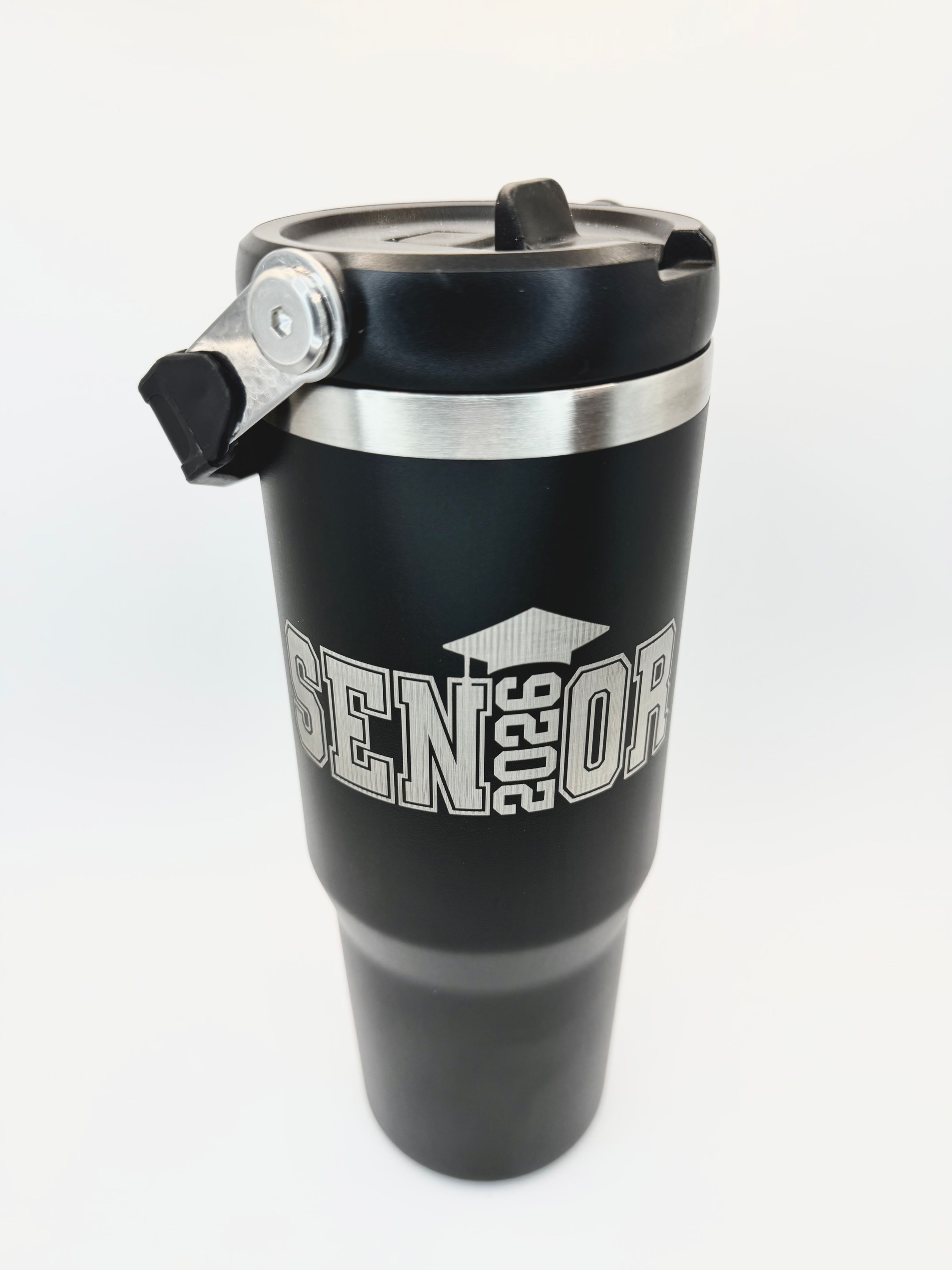 40 ounce flip top insulated tumbler