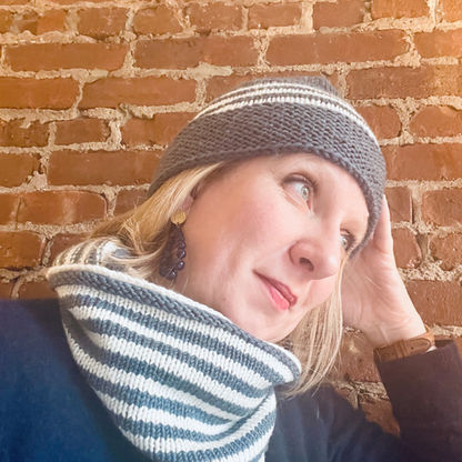 Mariniere Beanie and infinity scarf