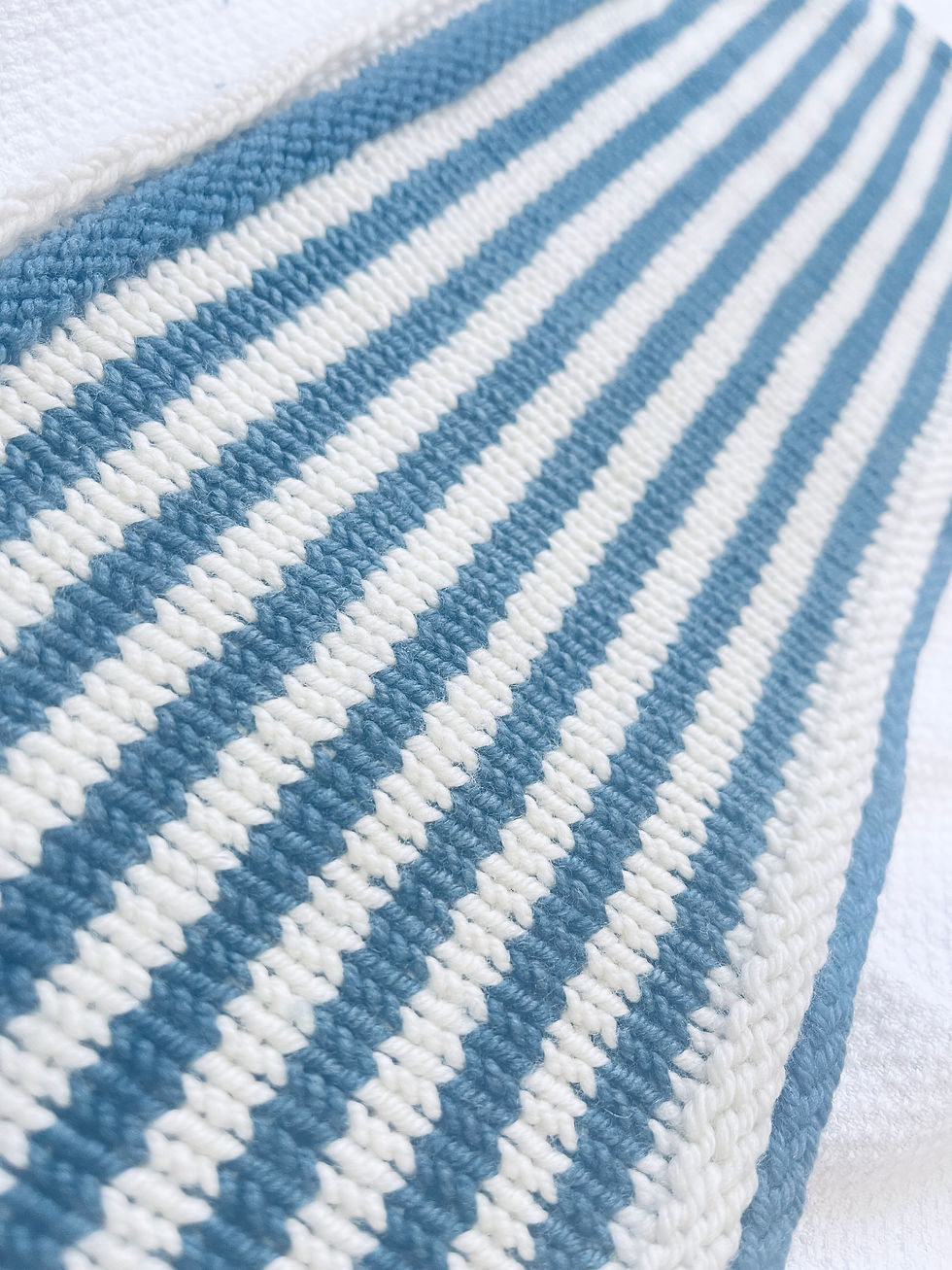 Thumbnail: BKB Mariniere Infinity scarf zoom on stripes - side A