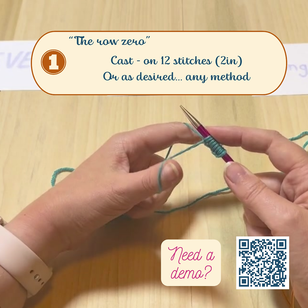 Thumbnail: Summer ease step 1 cast-on for the ribbed belt