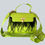 Miniatura: borsa in similpelle verde