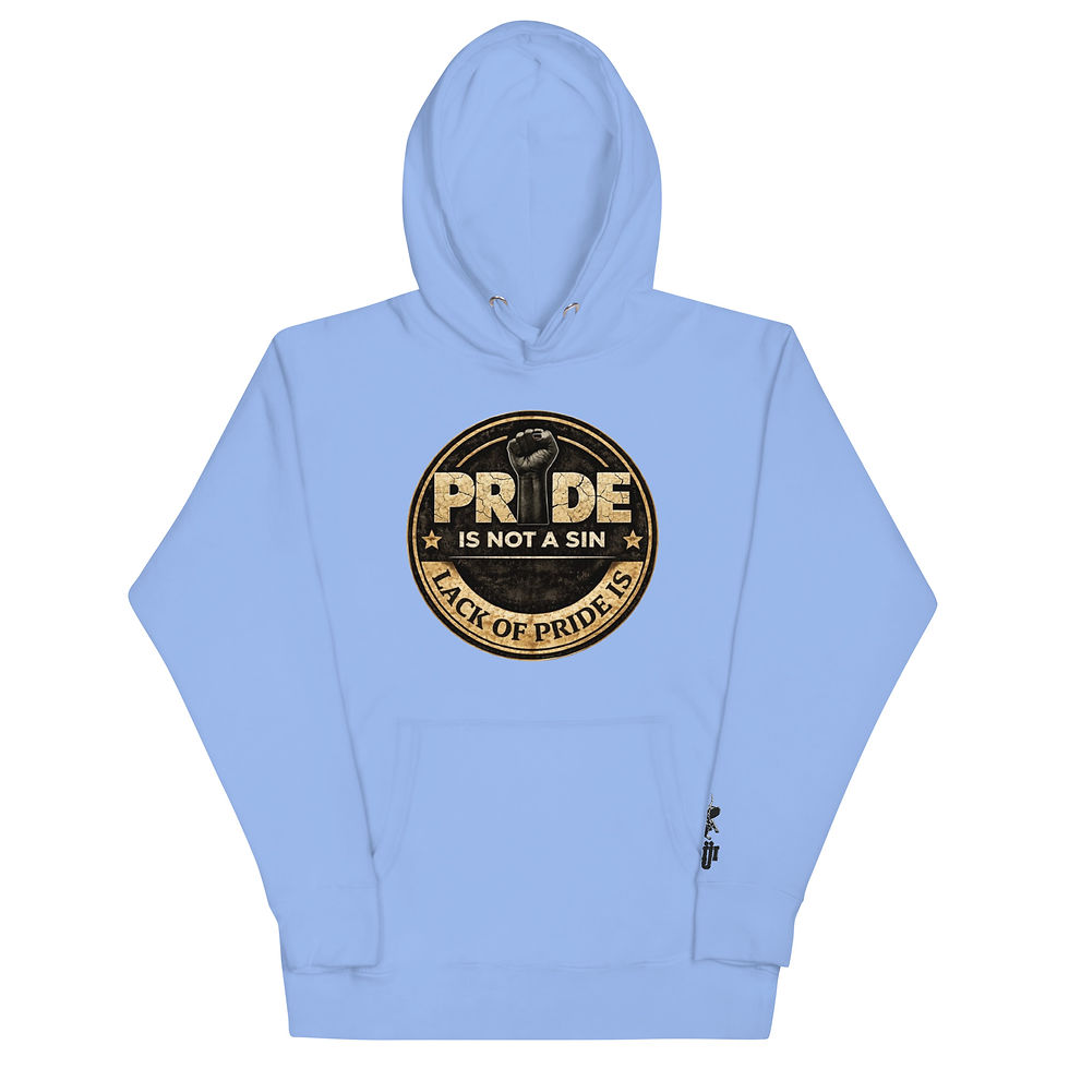 Thumbnail: Black Pride Patch Unisex Hoodie