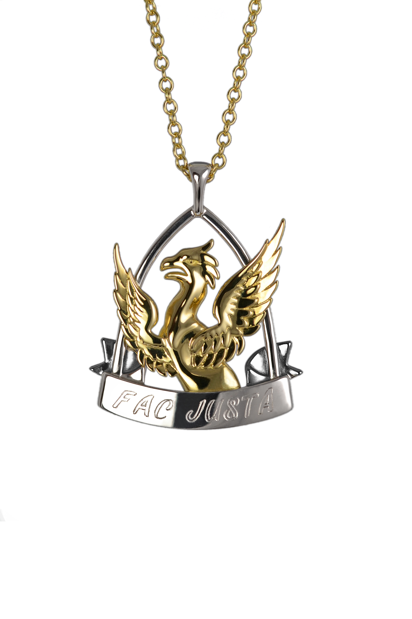 Family crest commission pendant