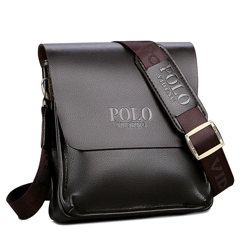 Men's Trendy Inclined Shoulder Bag Leisure Business Single Shoulder Polo Vertica