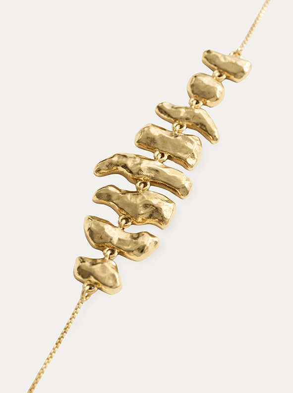 Anti-tarnish 24k gold bracelet, Shipwreck Bracelet by House of June