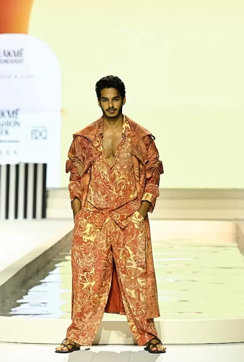 Ishaan Khatter in Lakme Fashion Week 2025