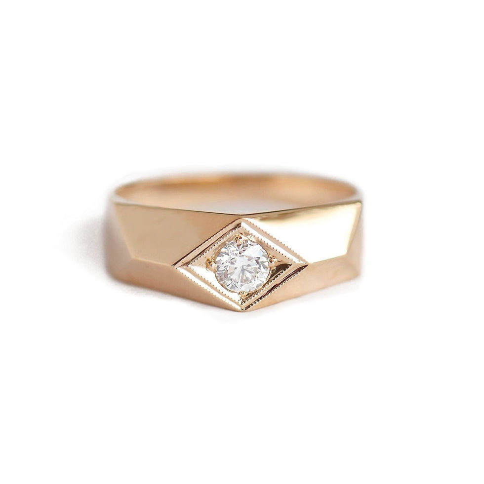 Thumbnail: The Fitzgerald Diamond Ring