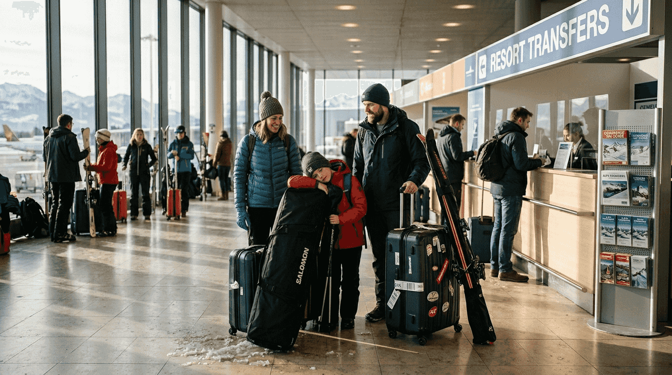 Master airport transfer booking 2026 for ski holidays