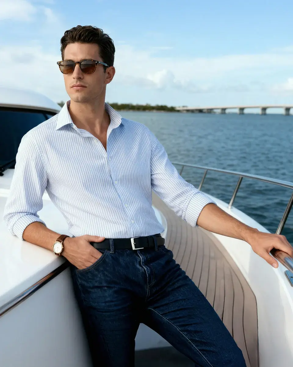 The Kingsley Stripes Pacific Dress Shirt - freepik_replace-the-original-mode_2789997443.webp