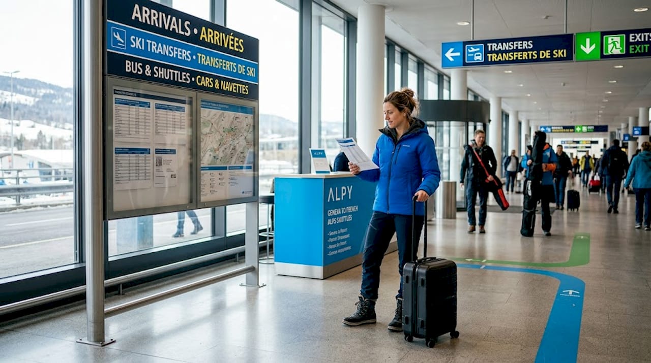 How to get from Geneva Airport to the Alps without stress