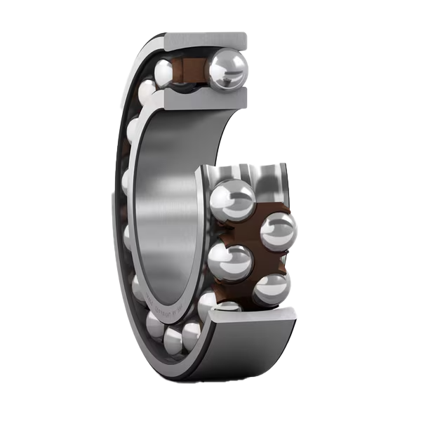 Ball bearing made of bronze with threads