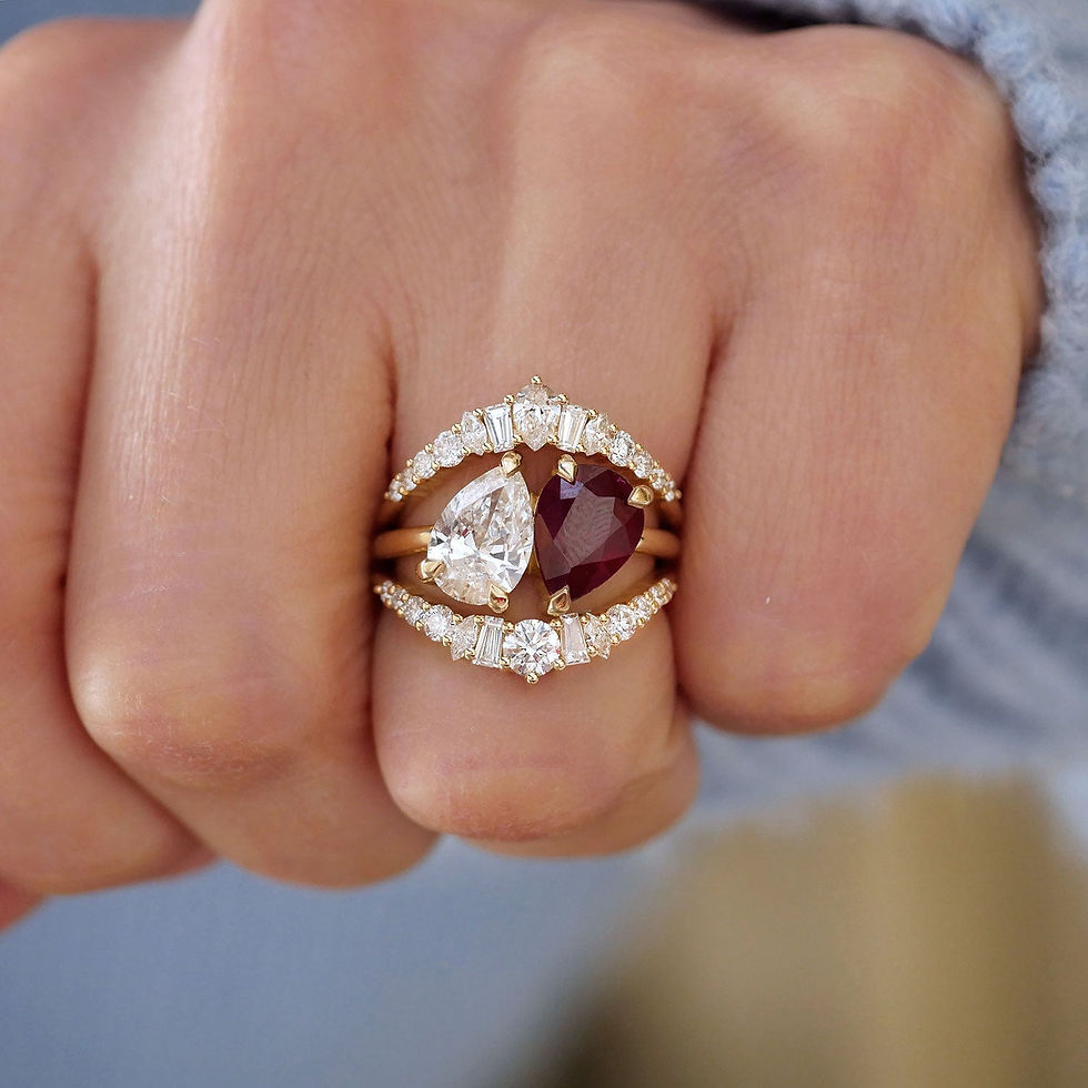 Thumbnail: Pear Confetti Contour Band