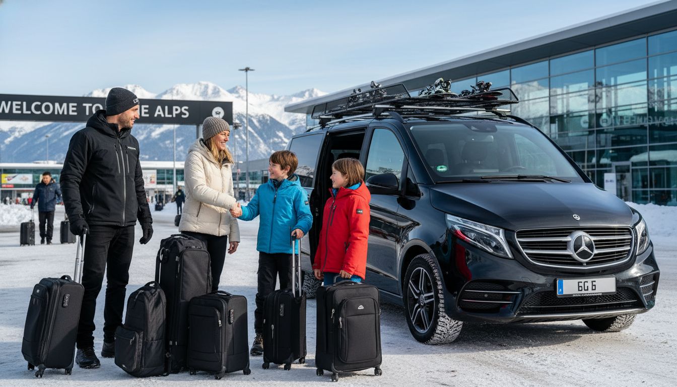 Ski trip transfer planning guide covering booking airport transfers, tips for families, essential logistics, costs, and avoiding common travel pitfalls.