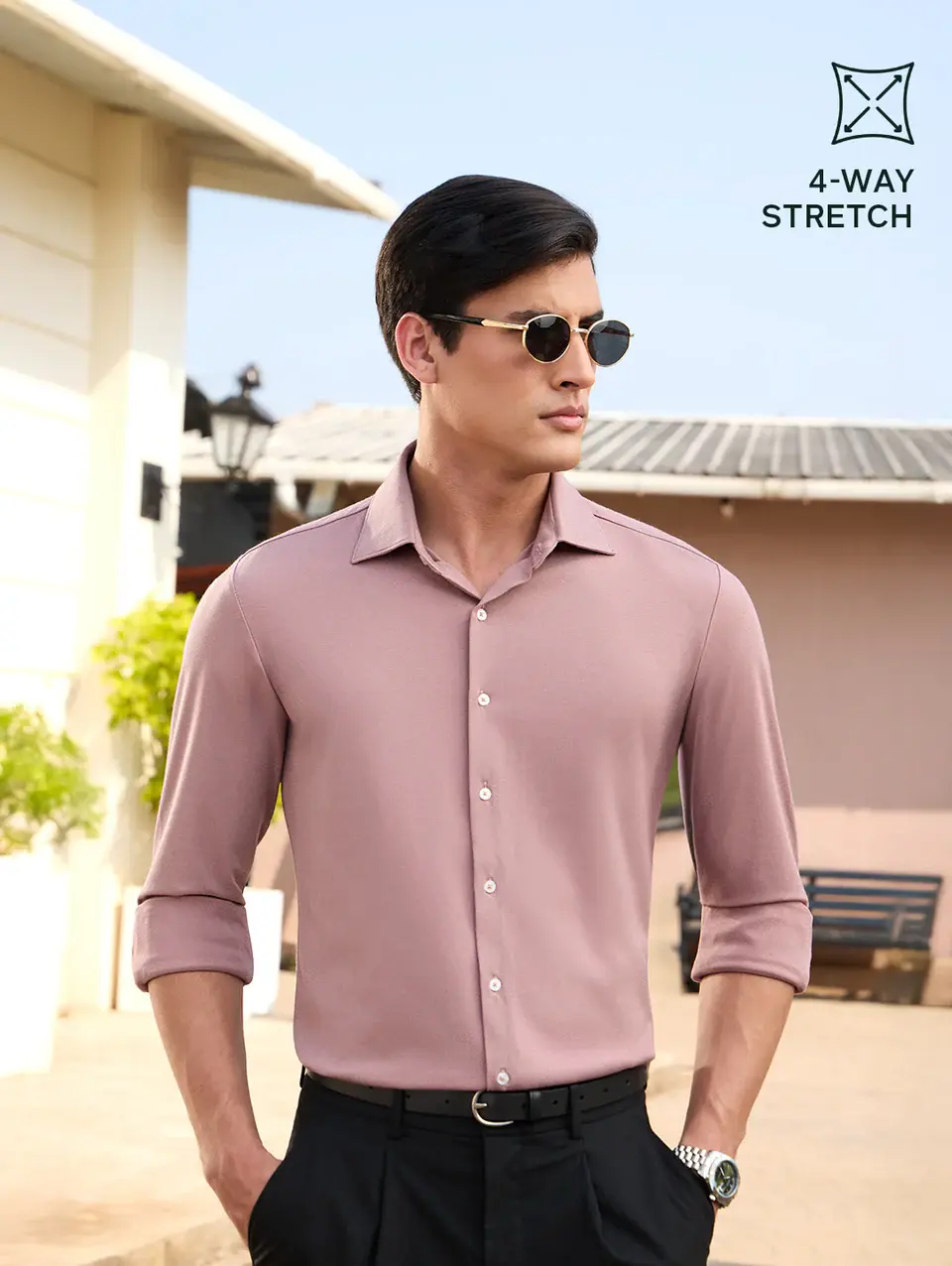 The 4 Way Stretch Dress Shirt Ashrose - The-4-Way-Stretch-Dress-Shirt2.webp