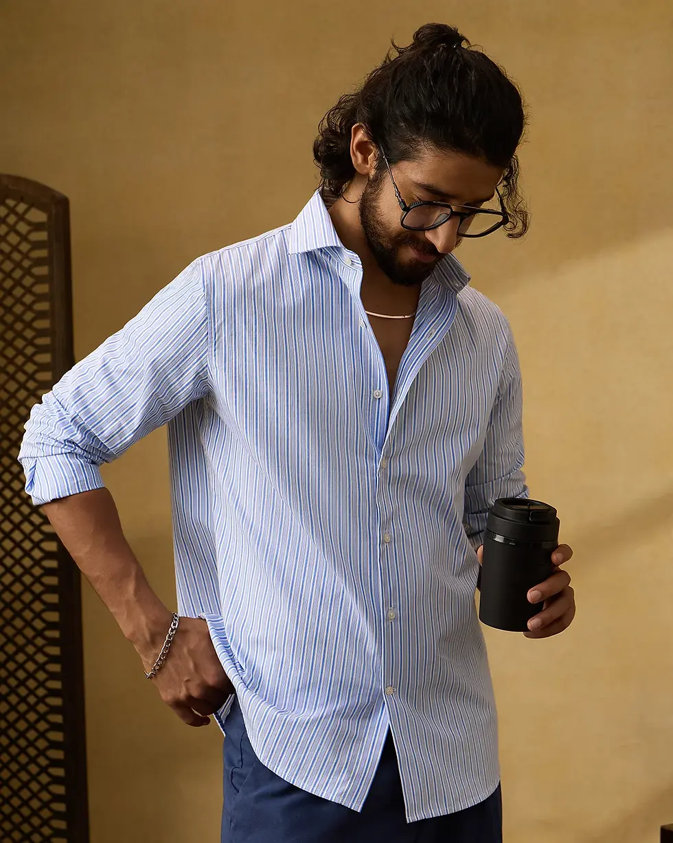 The Kingsley Stripes Skyline Dress Shirt - D14-The-Kingsley-Stripes-Skyline-Dress-Shirt-01.webp