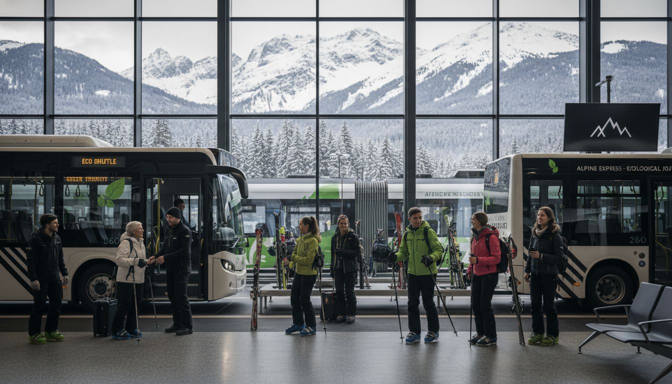 7 Smart Sustainable Airport Transfer Options for Skiers