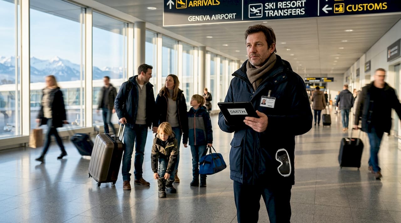 Step by step guide to ski holiday transfers from Geneva