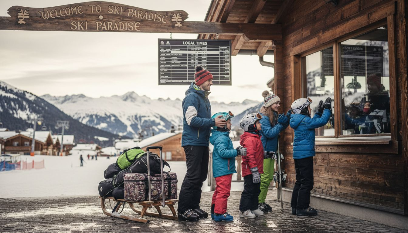 7 Family-Friendly Airport Transfer Methods for UK Ski Holidays