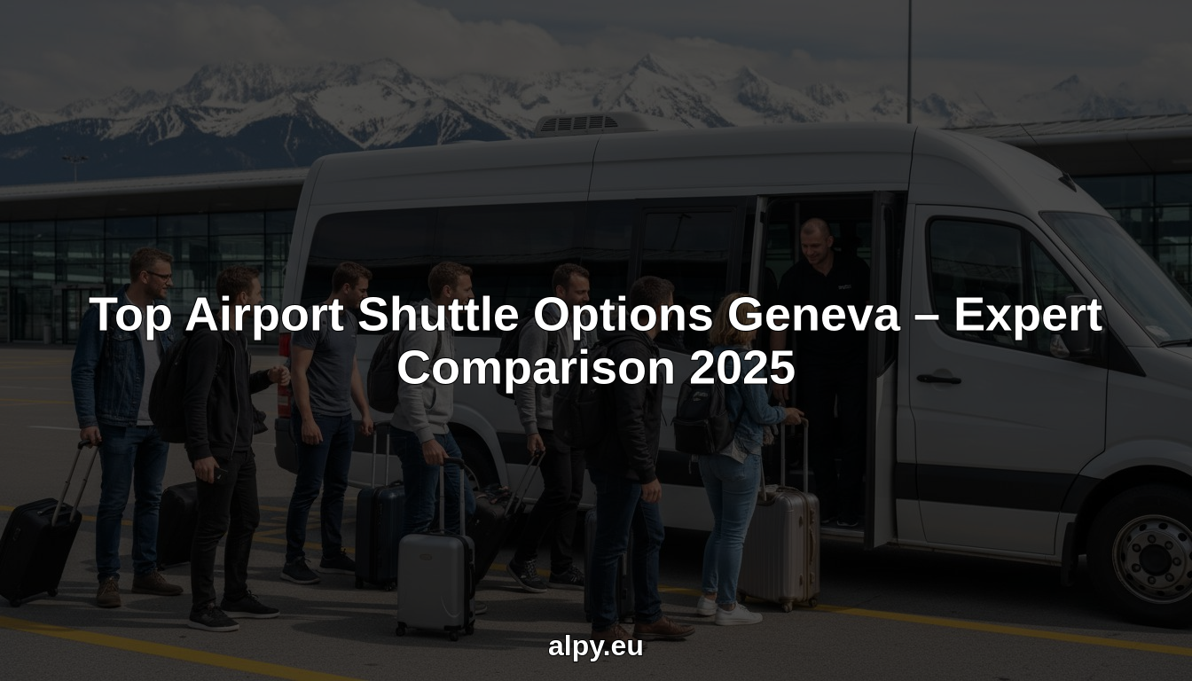 Explore the top airport shuttle options Geneva in 2025. Compare 4 leading services to find the best fit for your needs.