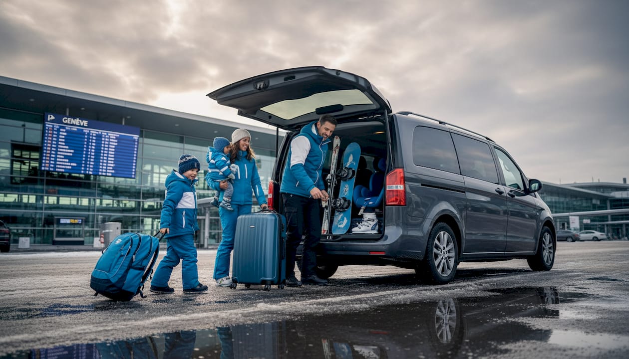 Why ski families prefer private transfers from Geneva