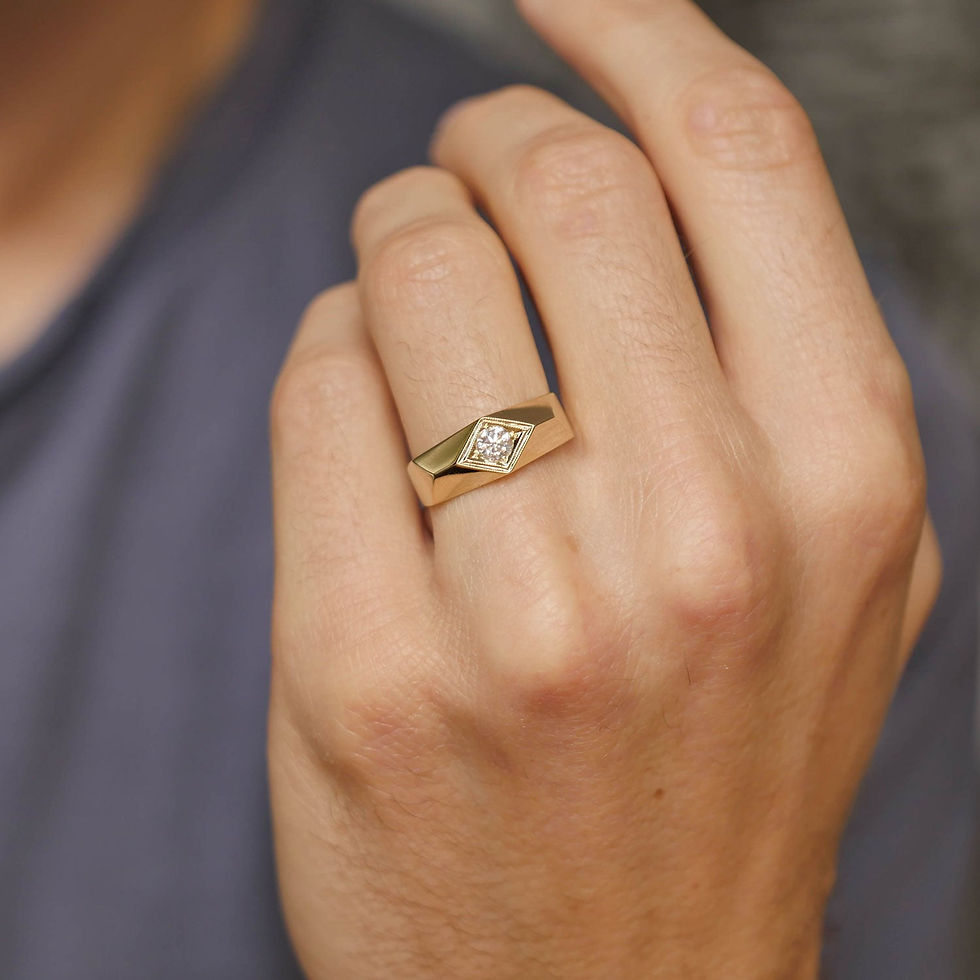 Thumbnail: The Fitzgerald Diamond Ring