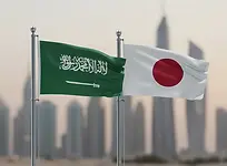 Saudi Arabia flag and Japan flag side by side for Saudi Arabia E-Visa application.