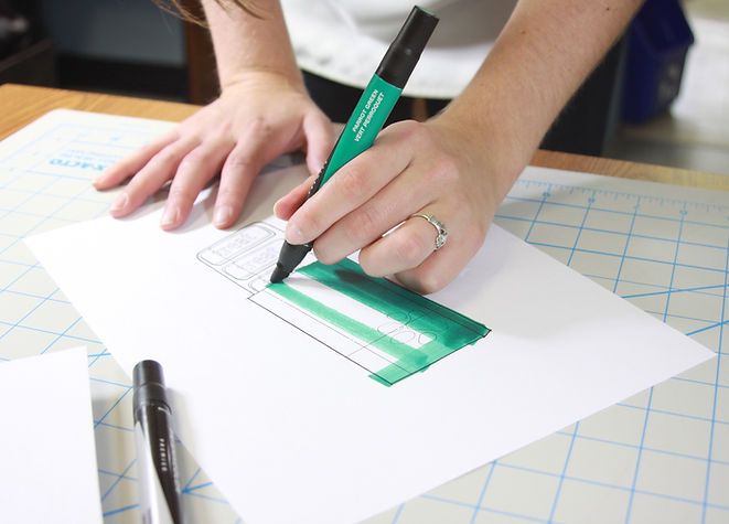 drawing with marker