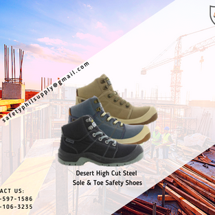 Desert High Cut Steel Sole & Toe Safety Shoes