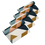 Thumbnail: Navy-Pink-Gold Geometric: Cloth napkin set