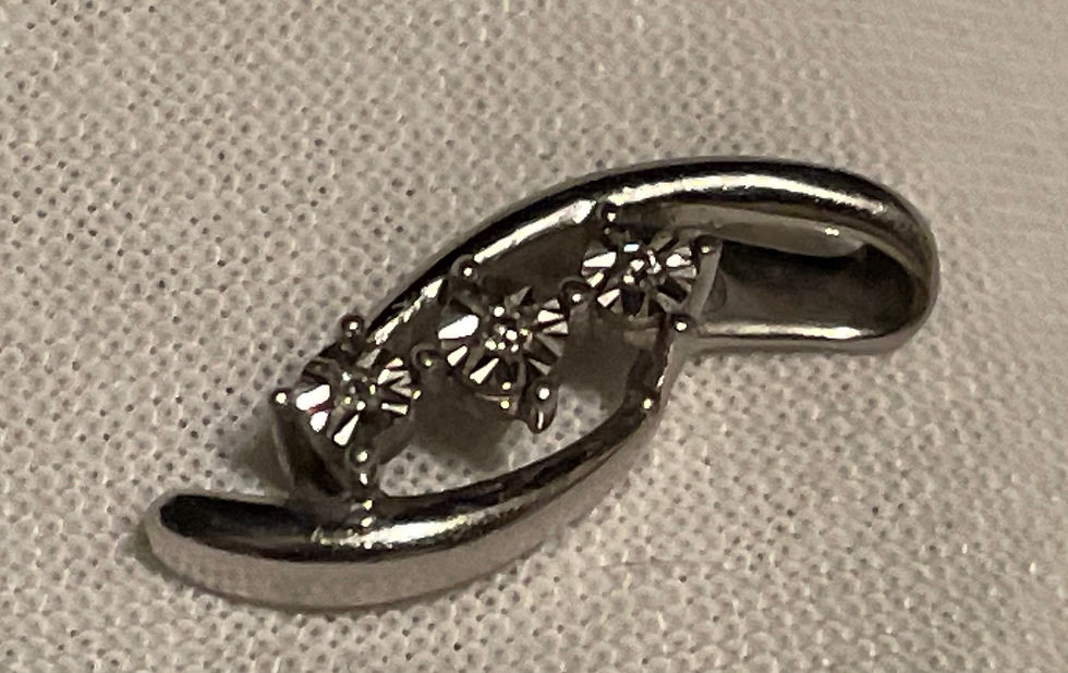 Thumbnail: Diamond cut pendant