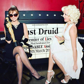 Audrey Hepburn and Marilyn Monroe at the