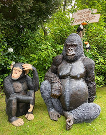 Life sized Gorilla Statue