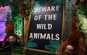 Beware of the Wild Animals Sign Hire