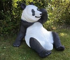Giant Panda Life Sized Statue