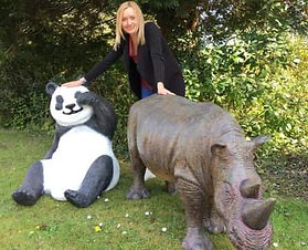 Giant Rhino Life Sized Model