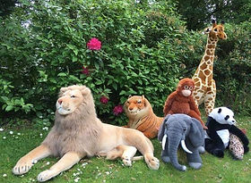 Large Plushy Jungle Animals