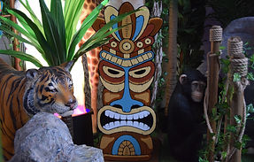 Jungle Tiki Mask Props