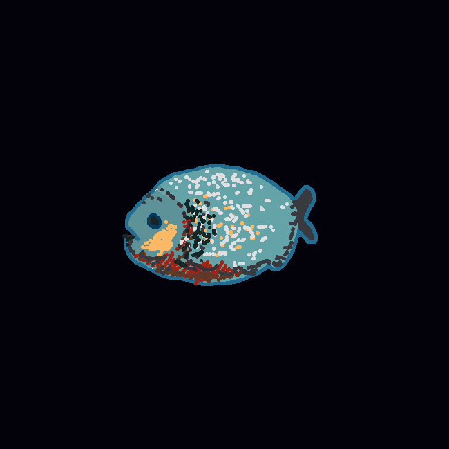 Piranha Drawing