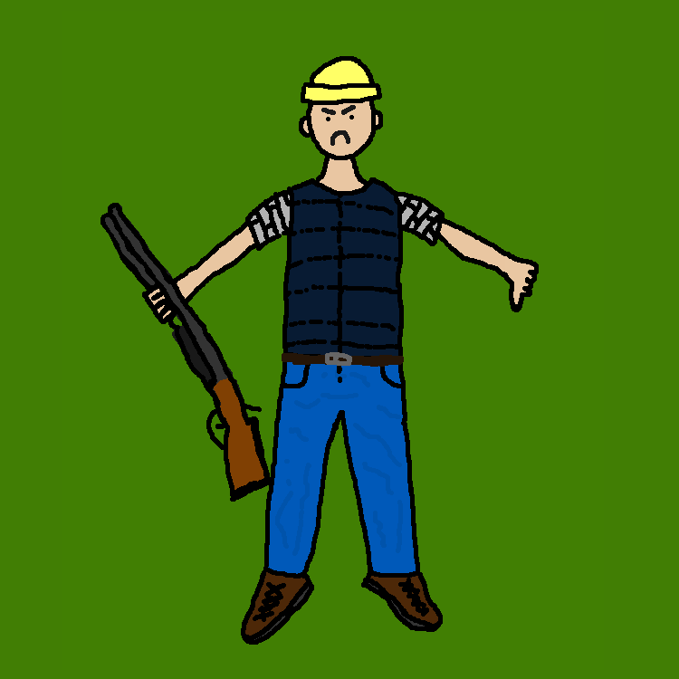 Illegal Logger Drawing
