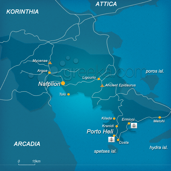 Porto Cheli map
