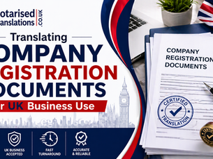 Translating Company Registration Documents for UK Business Use