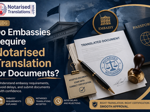 Do Embassies Require Notarised Translation for Documents