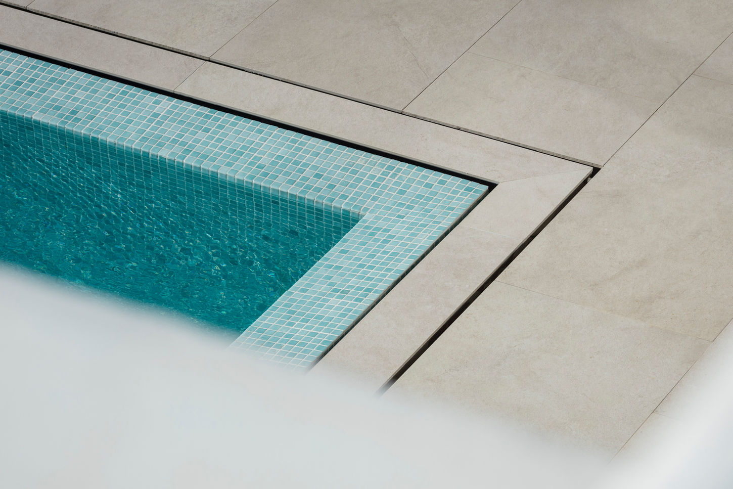 détail piscine Villa contemporaine, photographie d'architecture, photographe architecture, luxe