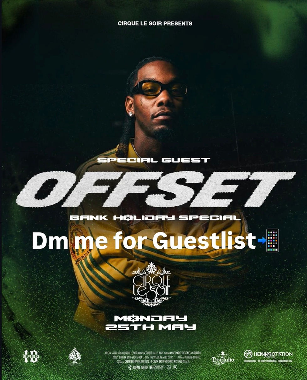 Cirque Le Soir - Offset (BANK HOLIDAY SPECIAL)