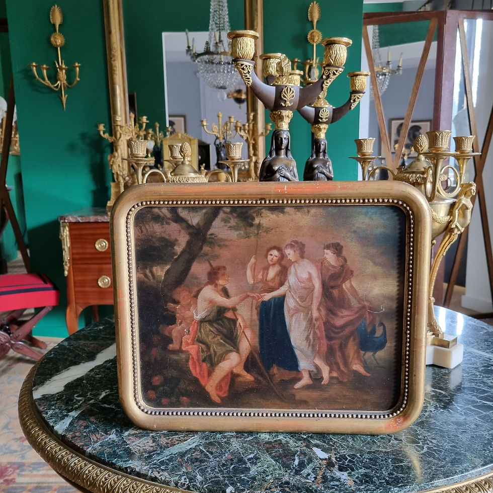 Thumbnail: Late 18th century, The Judgment of Paris, Oil on panel.