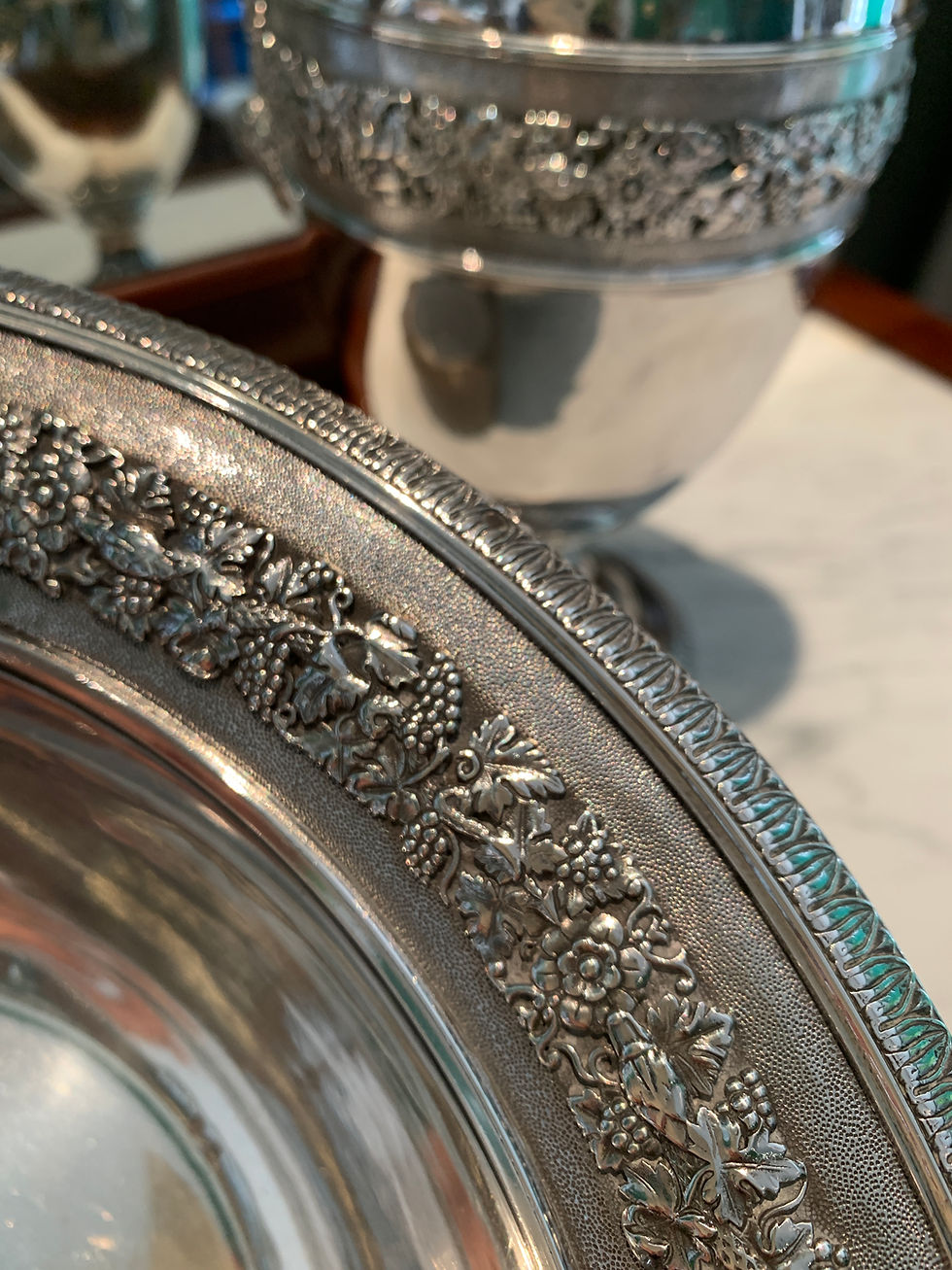 Thumbnail: Adolphe Boulenger: ewer and its silver basin, early 19th century