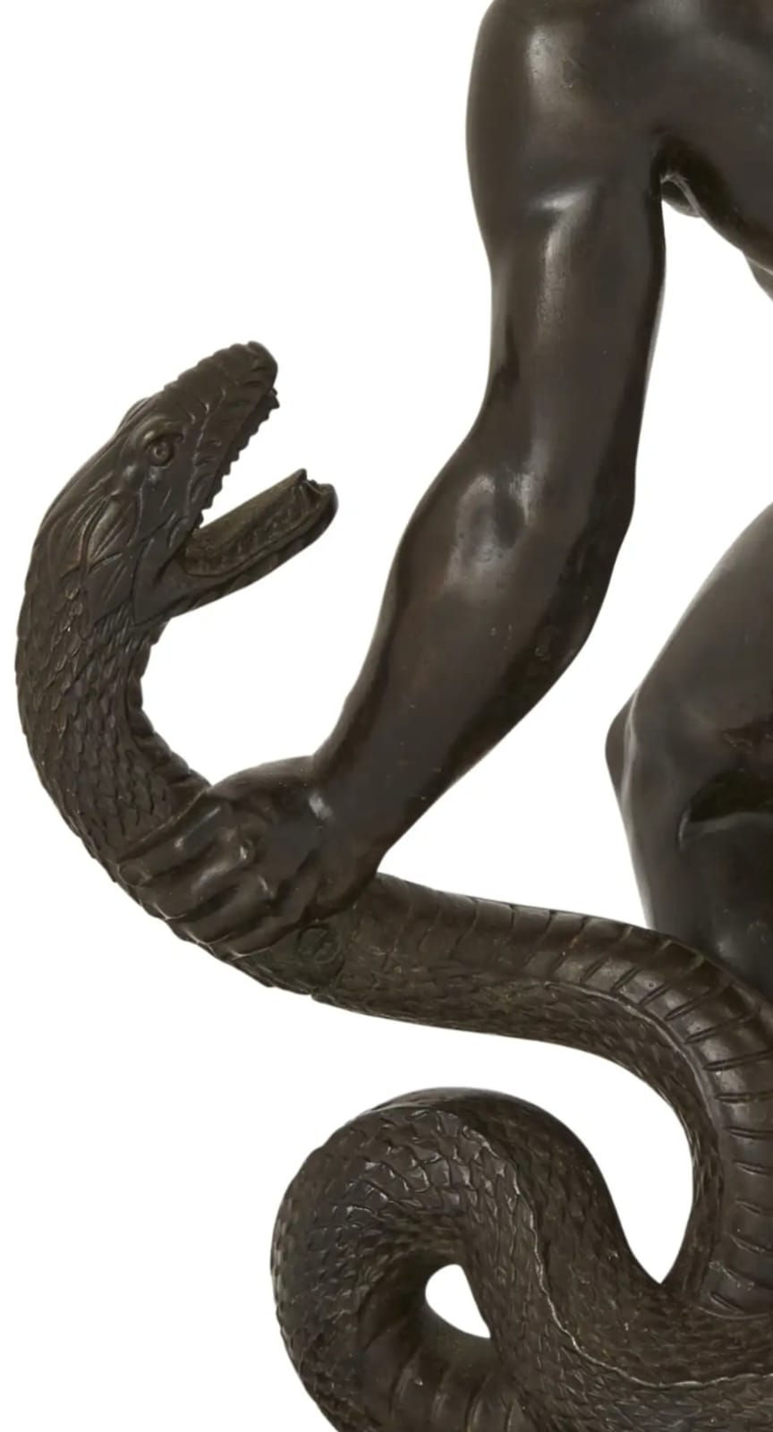 Miniature : Bosio(1768-1845), Hercule Combattant Acheloüs, Superbe Bronze Du XIXème